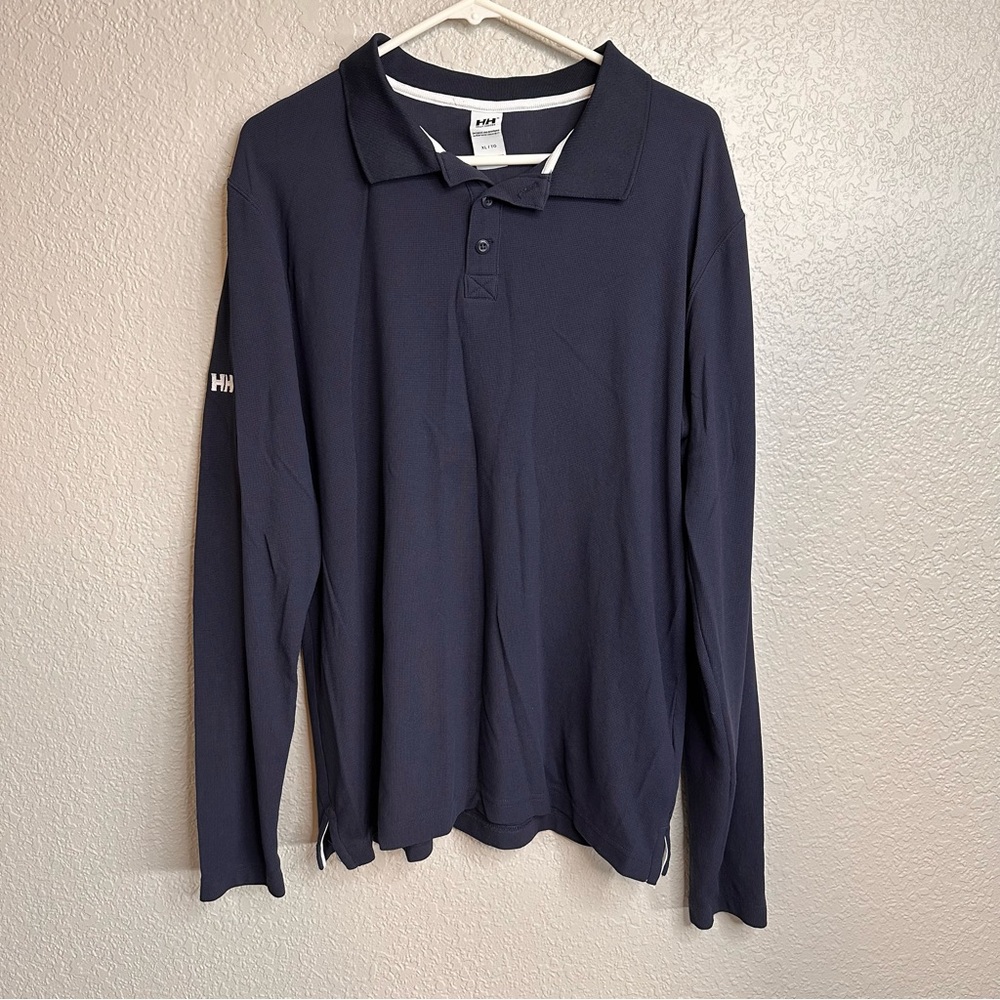 Helly Hansen Men's Quarter Button Up Spring Long Sleeve Shirt Size XL